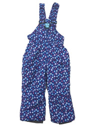 Iceburg Toddler Girls Colorful Blue Polka Dot Heart Snow Bibs Ski Pants