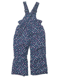 Iceburg Toddler Girls Colorful Blue & Pink Polka Dot Snow Bibs Ski Pants