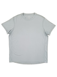 Realtree Mens Gray Short Sleeve Performance Fishing Shirt