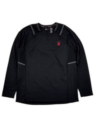 Spyder Mens Blazing Black Stretch Quick Dry Active Long Sleeve Shirt