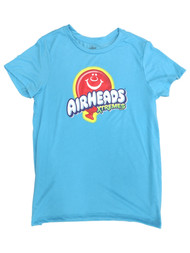 Junior Womens Blue Airheads Xtremes candy Tee Shirt T-Shirt
