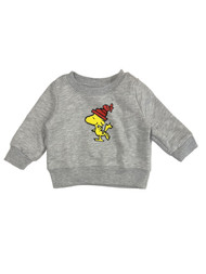 Peanuts Infant Boys Gray Charlie Brown Christmas Woodstock Sweatshirt Top