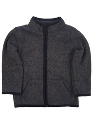 Infant & Toddler Boys Dark Gray Full Zipper Sweatshirt Sweater 18 Months