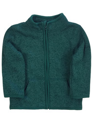 Infant & Toddler Boys Hunter Green Full Zipper Sweatshirt Sweater