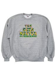 Split Tee Mens Gray Camo The Beer Hunter Heavyweight Pullover Sweatshirt