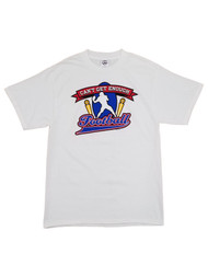 Split Tee Mens White I Cant Get Enough Football Short Sleeve T-Shirt