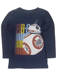 Jumping Beans Star Wars Boys Long Sleeve Blue BB-8 Tee Shirt T-Shirt