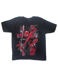 Marvel Boys Black Spider-Man Spidey Tee Shirt T-Shirt