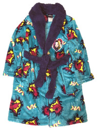 Disney Girls Plush Blue & Purple Descendants Robe House Coat