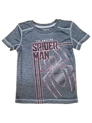 Jumping Beans Boys Active Silky Gray Spider-Man T-Shirt Tee Shirt