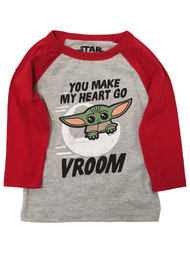 Star Wars Infant & Toddler Boys Yoda Valentines T-Shirt Tee Shirt