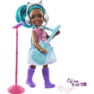 Barbie Chelsea Can Be Rockstar Doll Playset with 6" Doll, Guitar & Microphone