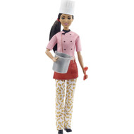 Barbie Career Pasta Chef Brunette Doll with Cooking Pot, Be Anything