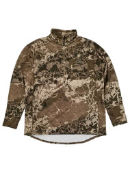 Realtree Mens Wav3X Camouflage Flex 1/4 Zip Pullover Sweatshirt