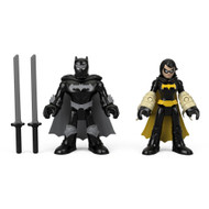 Imaginext DC Super Friends Black Bat and Ninja Batman Figure Set