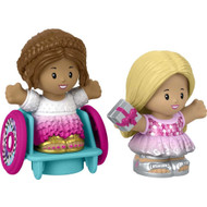 Barbie Little People Birthday Party Figure Set, Toddler Preschooler 2 Doll Pack