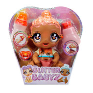 Glitter Babyz Solana Sunburst Orange Baby Doll with 3 Magical Color Changes