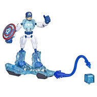 Marvel Avengers Bend and Flex Missions Captain America Ice Action Figure Playset
