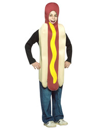 Kids Boys & Girls Hot Dog Costume One Size Fits Most
