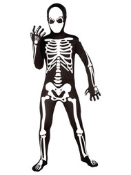Boys & Girls Skeleton Bodysuit Costume