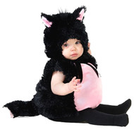 Princess Paradise Infant Baby Girls Fuzzy Black Kitty Cat Costume