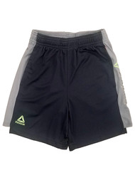 Reebok Boys Two Toned Gray with lime green Athletic Basketball Shorts