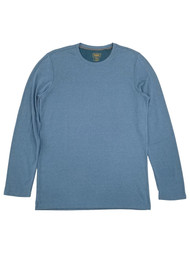 The Foundry Mens Big & Tall Blue Long Sleeve Crewneck T-Shirt