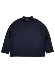 Van Heusen Mens Big & Tall Dark Blue Ottoman 1/4 Zip Pullover Sweatshirt
