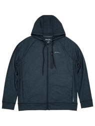 Eddie Bauer Mens Indigo Blue Resolution Tech Full Zip Hoodie Sweatshirt