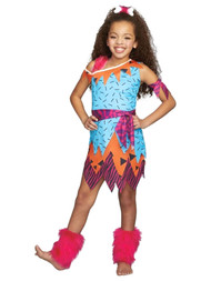 Girls Stone Age Sweetie Cavegirl Halloween Costume Dress