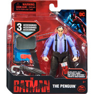 DC Comics 4-inch Batman The Penguin Action Figure Playset with 3 Accessories