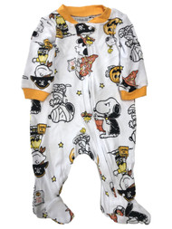 Peanuts Infant Boys & Girls Snoopy Vampire Halloween Sleeper Pajamas