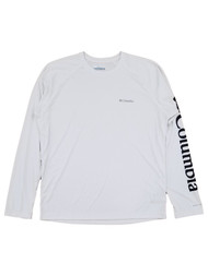 Columbia Mens White Fork Stream Long Sleeve Performance T-Shirt