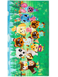 Animal Crossing Kids Beach Towel, 28x58 100% Cotton