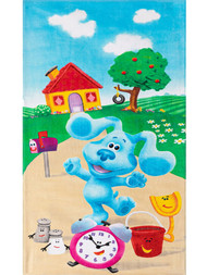 Blue's Clues Kids Beach Towel, 28x58 100% Cotton