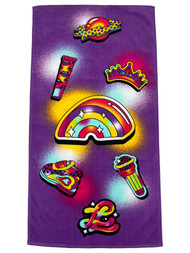 Lay Lay That Girl Beach Towel, 28x58 100% Cotton