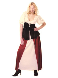 Womens Tavern Lady Serving Wench Costume Dress Small (4-6)