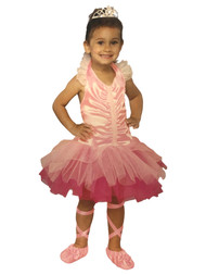 Seasons Toddler Girls Petite Ballerina Dress Halloween Costume 2T-4T