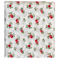 Big One Christmas Pomegranate Cotton Rich Sheet Set, 275 Thread Full Bed Sheets