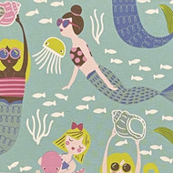 Your Zone Mermaids Glow in the Dark Super Soft Plush Fuzzy Throw Blanket, 50x60