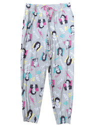 Womens Gray Friends Joggers Sleep Pants Pajama Bottoms