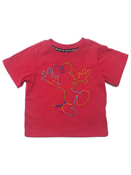 Disney Infant & Toddler Boys Red Short Sleeved Mickey Mouse Tee Shirt