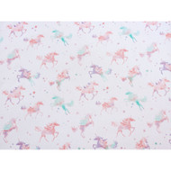 Your Zone Full Size Rainbow Unicorn Microfiber Sheet Set, Bed Sheets