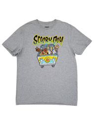 Mad Engine Mens Gray Scooby-Doo & The Gang T-Shirt