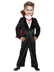 Disguise Toddler Boys Vampire Jumpsuit & Cape Halloween Costume
