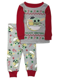 Star Wars Infant & Toddler Boys Baby Baby Yoda Holiday Pajama Sleep Set