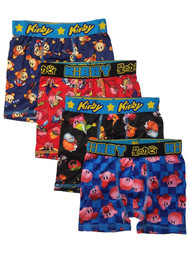 Nintendo Boys 4-Pack Kirby Athletic Stretch Underwear Boxer Briefs