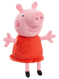 Peppa Pig 8 inch Bean Small Plush Stuffed Animal Pal, Pink Piggy