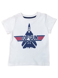 Top Gun Infant & Toddler Boys White Top Gun T-Shirt