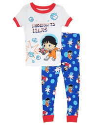 Ryan's World Boys "Mission To Mars" Pajamas T-Shirt & Bottoms Sleep Set